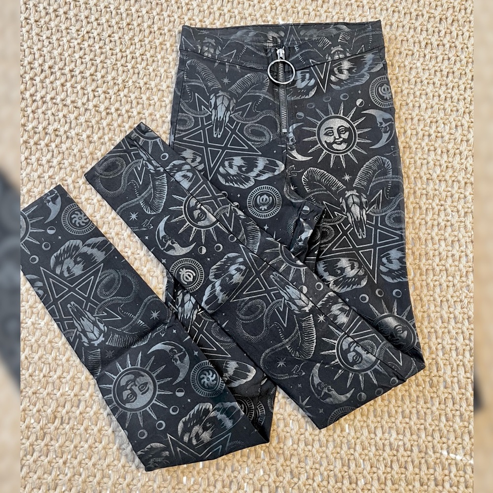 XS Killstar Temple High Waisted Pants